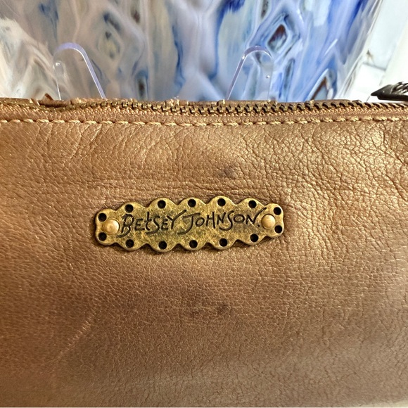 Betsey Johnson | Bronze Studded Wristlet - Picture 3 of 8